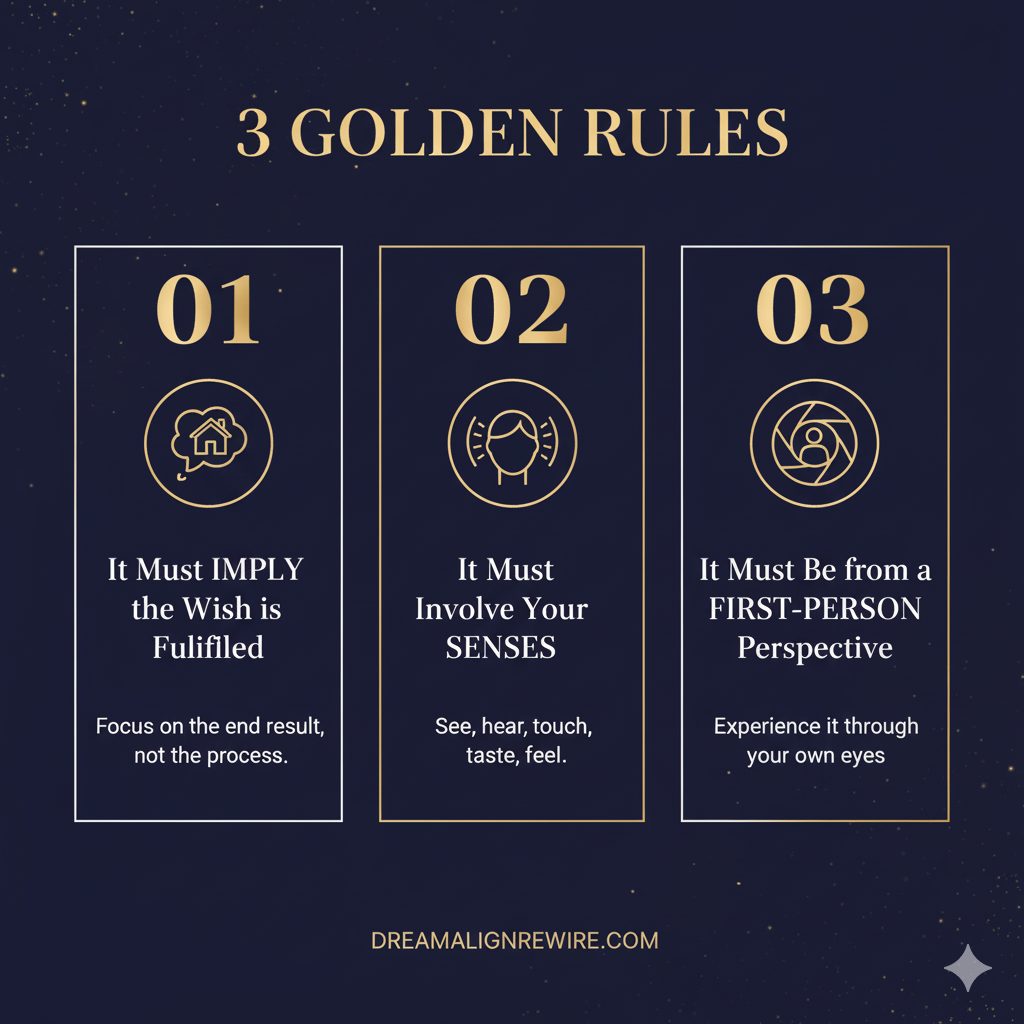 Neville Goddard's 3 Golden Rules