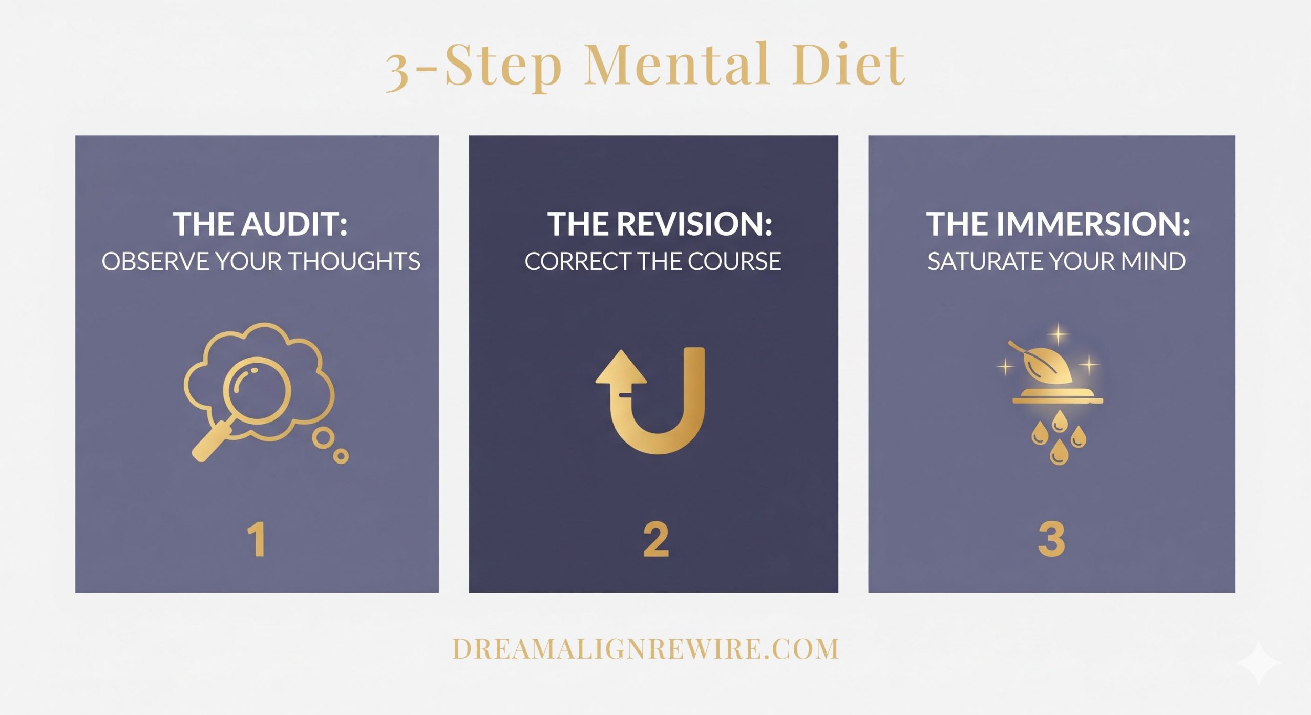 3 step mental diet