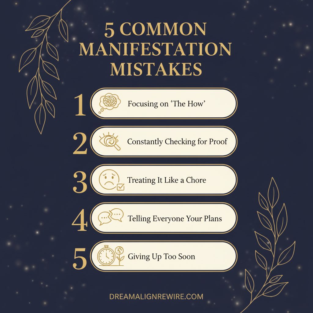 5 manifestation mistakes