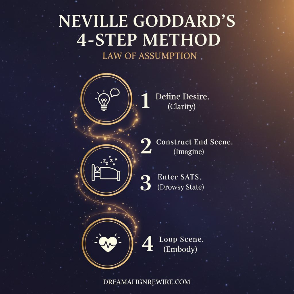 Neville Goddard 4 Step Method