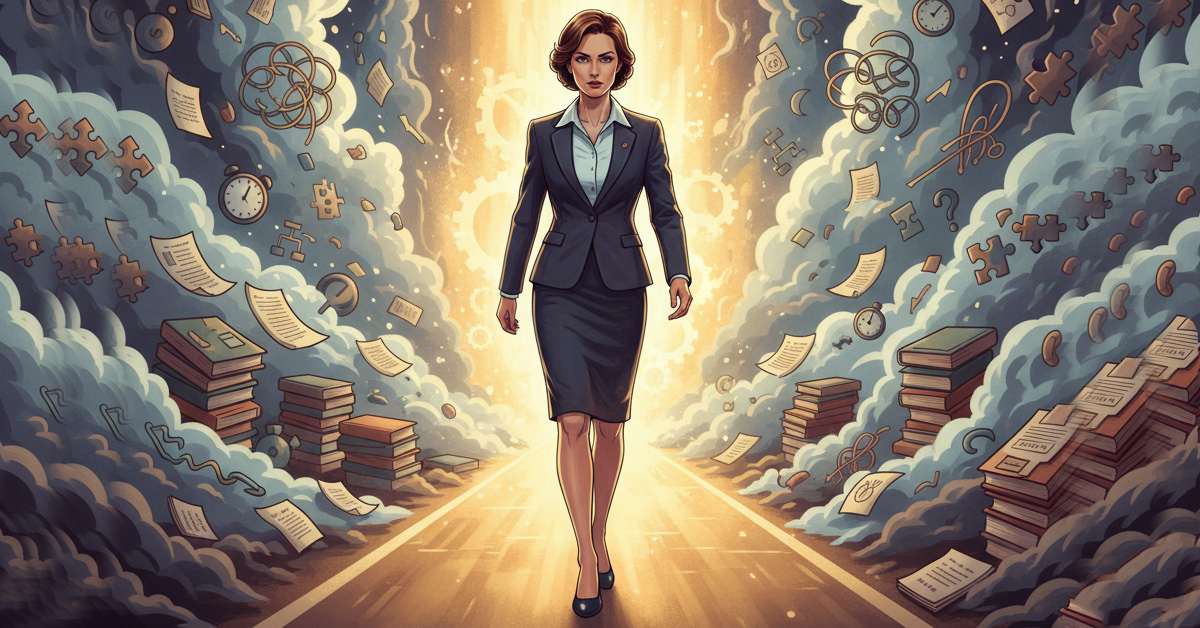 a woman starting to do instead of planning